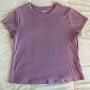 Old Navy Purple Fitted Tee